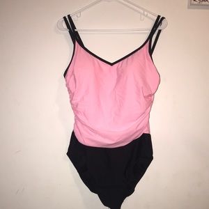 Pink/ Black Bathing Suit